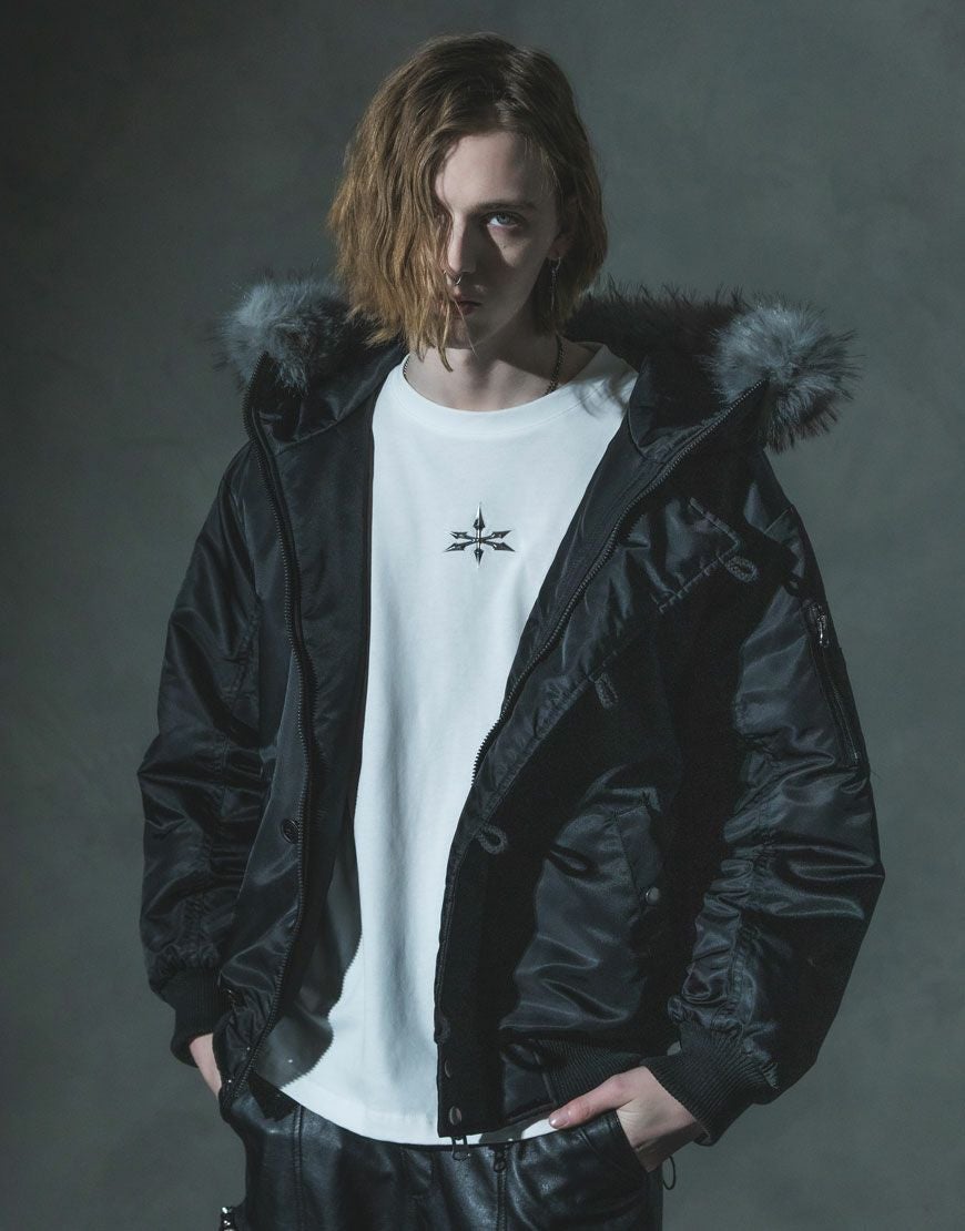 A:LLIONCE【アライアンス】FUR HOODED N-2B JACKET/全1色