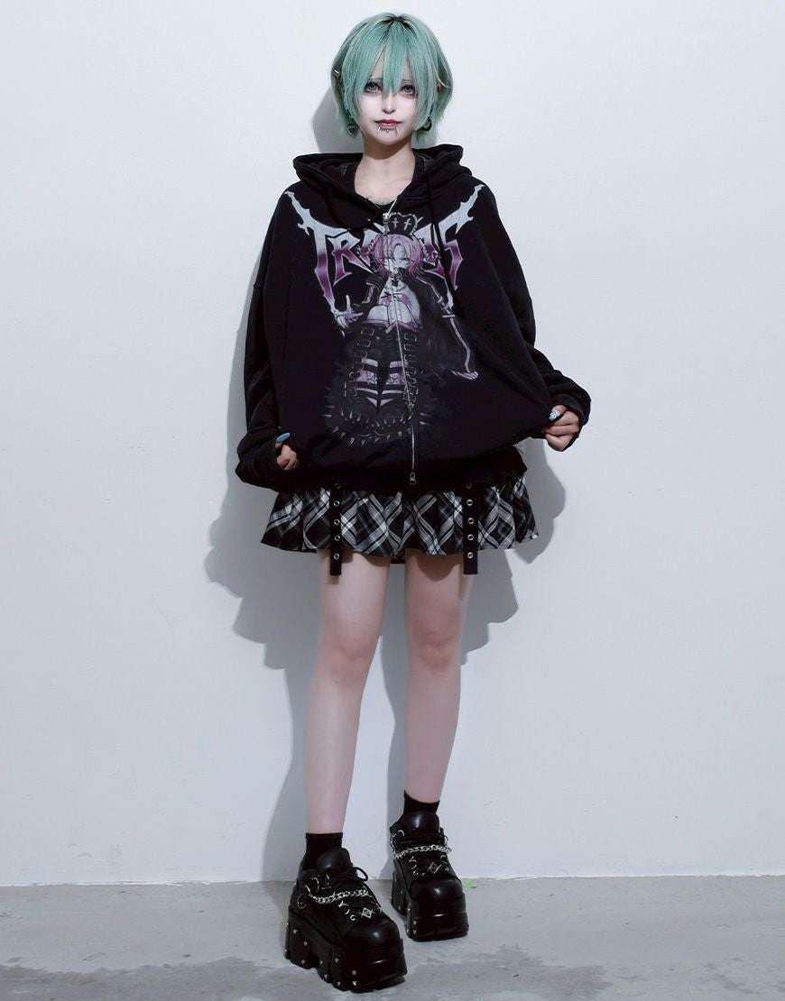 TRAVAS TOKYO【トラバストーキョー】「.」コラボイラスト加工ジップ