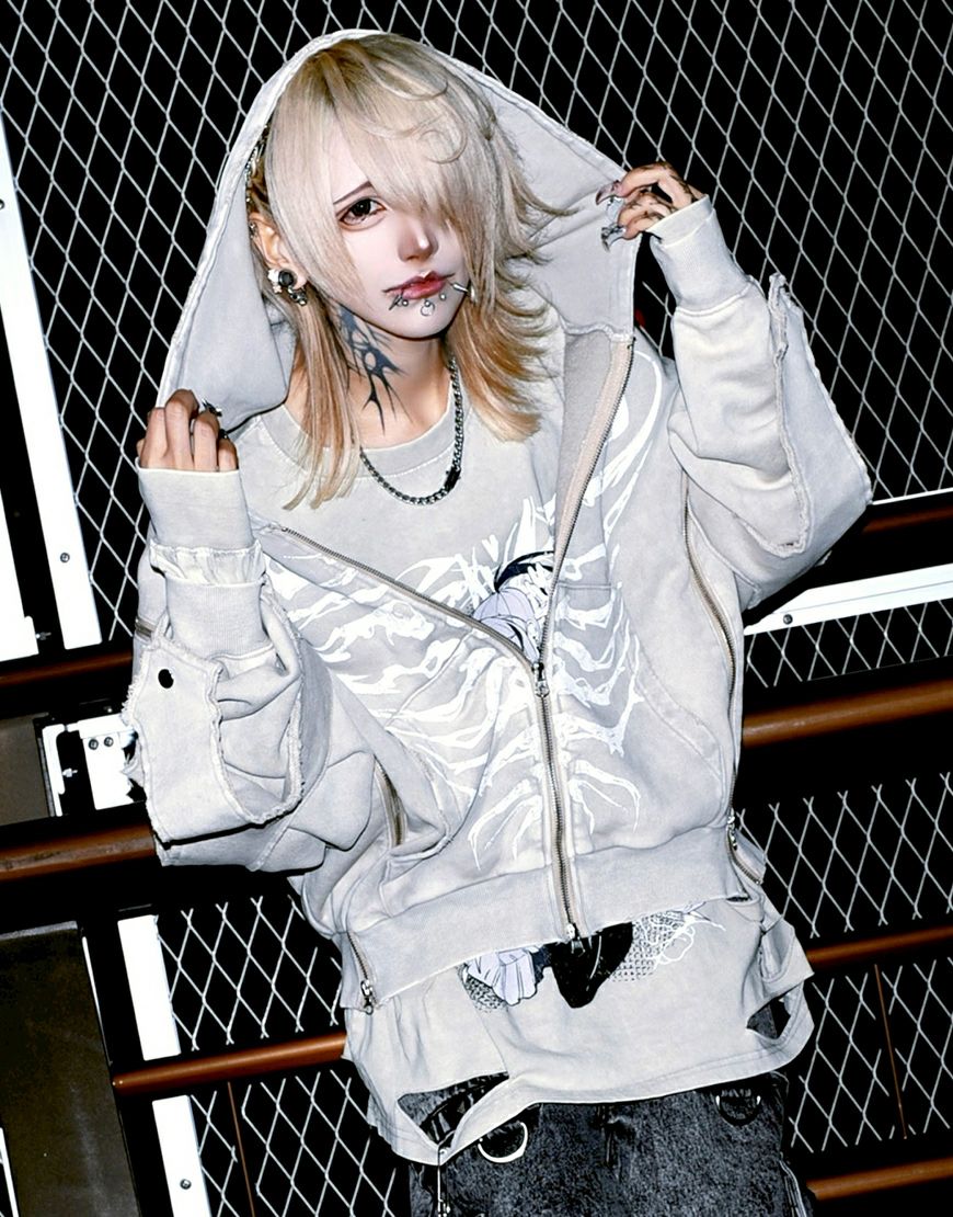 DimMoire【ディムモアール】ニットジャージトップス/White