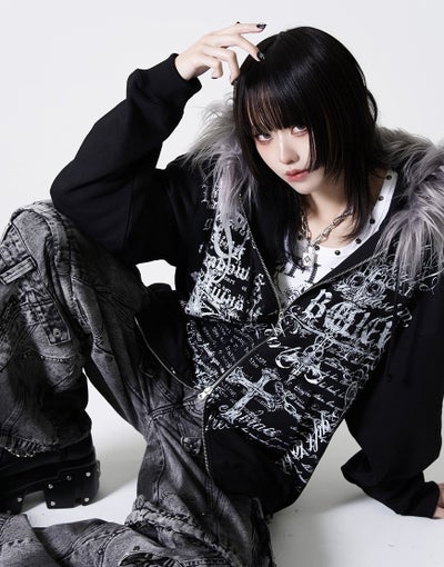 DimMoire【ディムモアール】Dmy BIGフーディ/Black