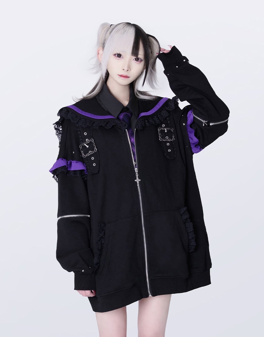 ari様　familiarセーラー風トップス　飛行機ロンT 2枚セット セーラー服 伝統美学 セーラー風長袖トップス 長袖 トップス/ブラウス
