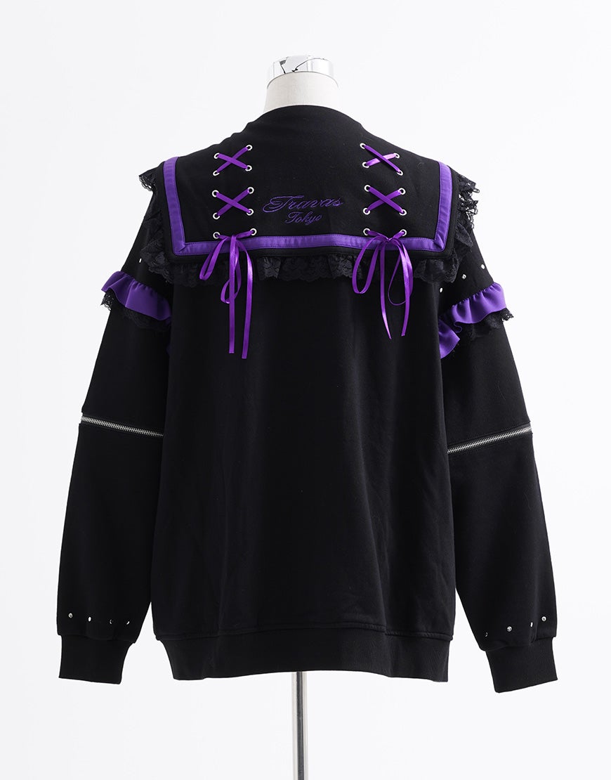 TRAVAS TOKYO【トラバストーキョー】セーラーカラーセパレートジップ