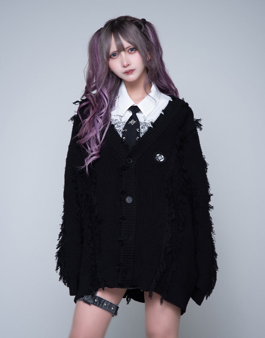 DimMoire【ディムモアール】GLOOMY×DimMoire グル～ミ～ボアパーカー/Black