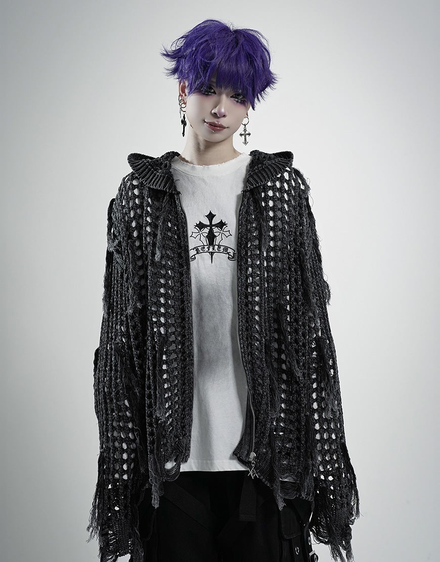 『REFLEM/レフレム』タンク付きメッシュニットパーカー REFLEM（レフレム）の「『REFLEM/レフレム』タンク付きメッシュニット