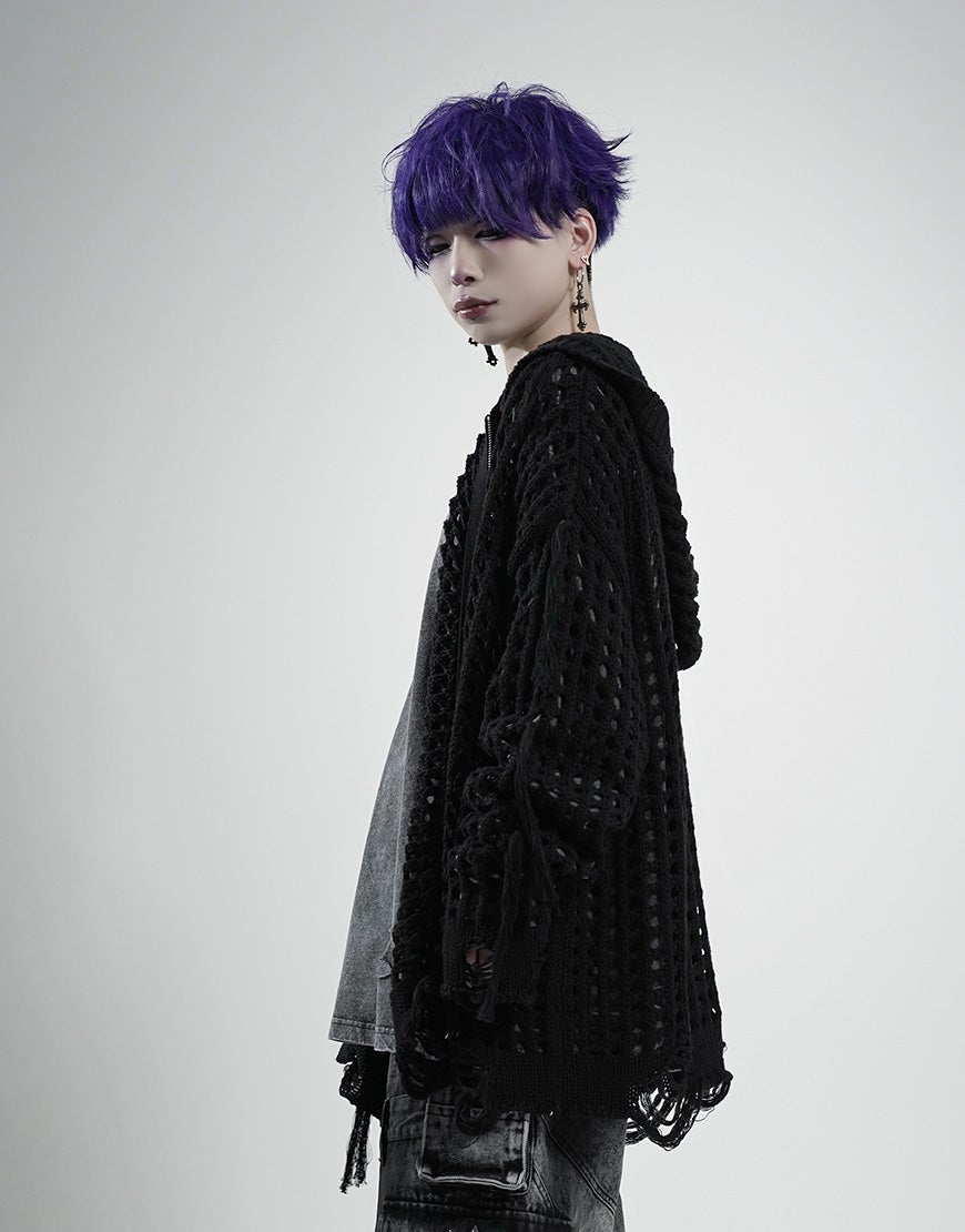 『REFLEM/レフレム』タンク付きメッシュニットパーカー REFLEM（レフレム）の「『REFLEM/レフレム』タンク付きメッシュニット