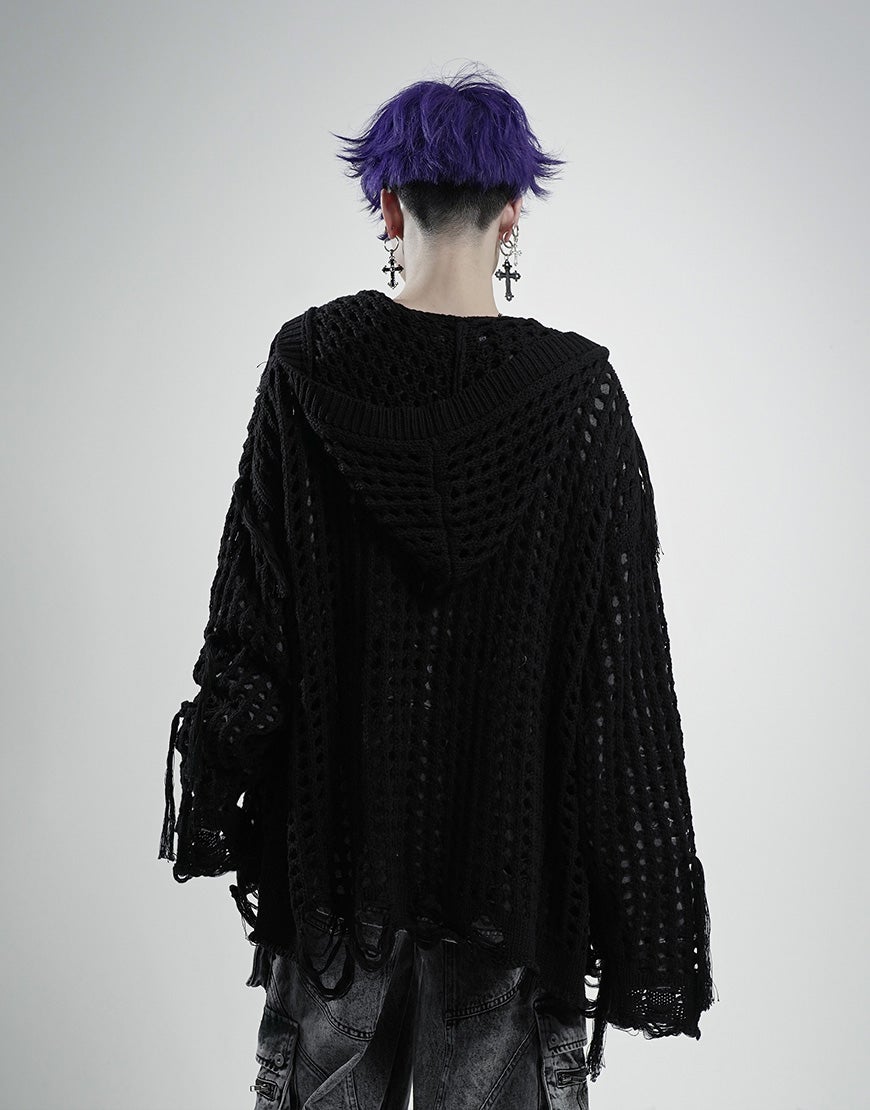 REFLEM【レフレム】フリンジニットジップパーカー/全2色