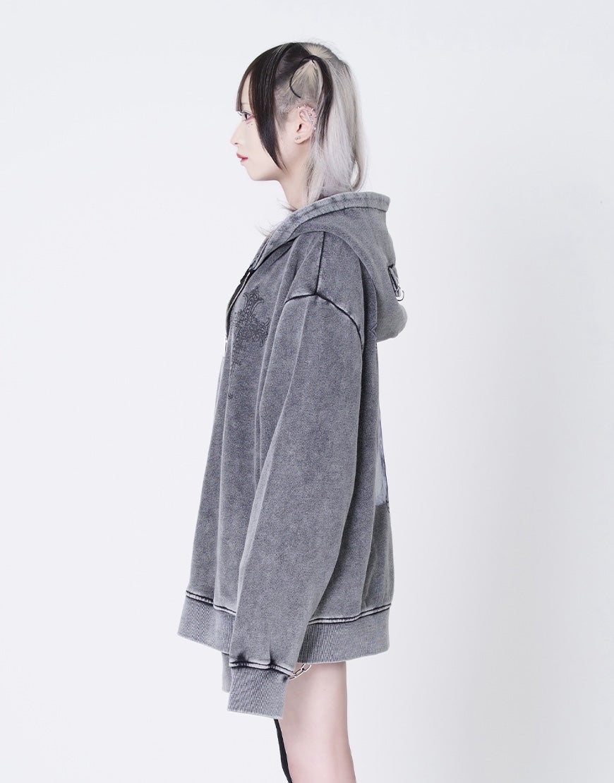 TRAVAS TOKYO【トラバストーキョー】クマ耳ジップアップパーカー/全3色