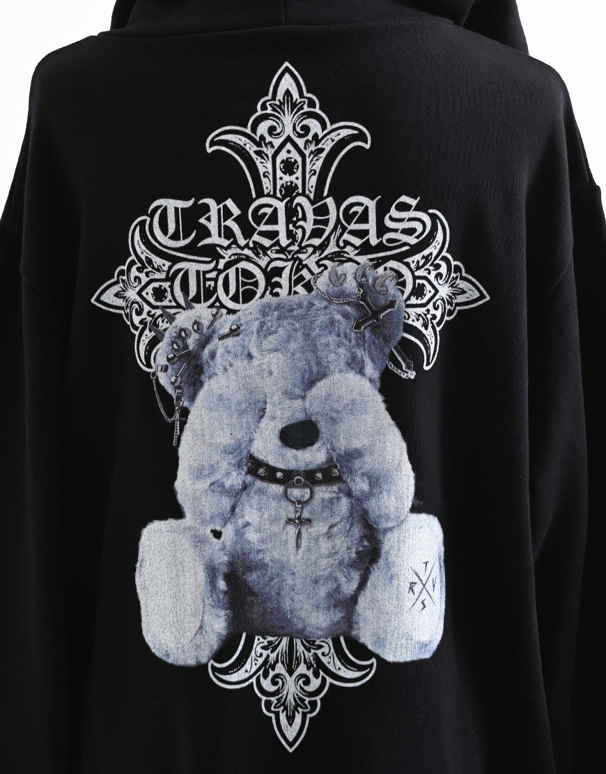 TRAVAS TOKYO【トラバストーキョー】クマ耳ジップアップパーカー/全3色