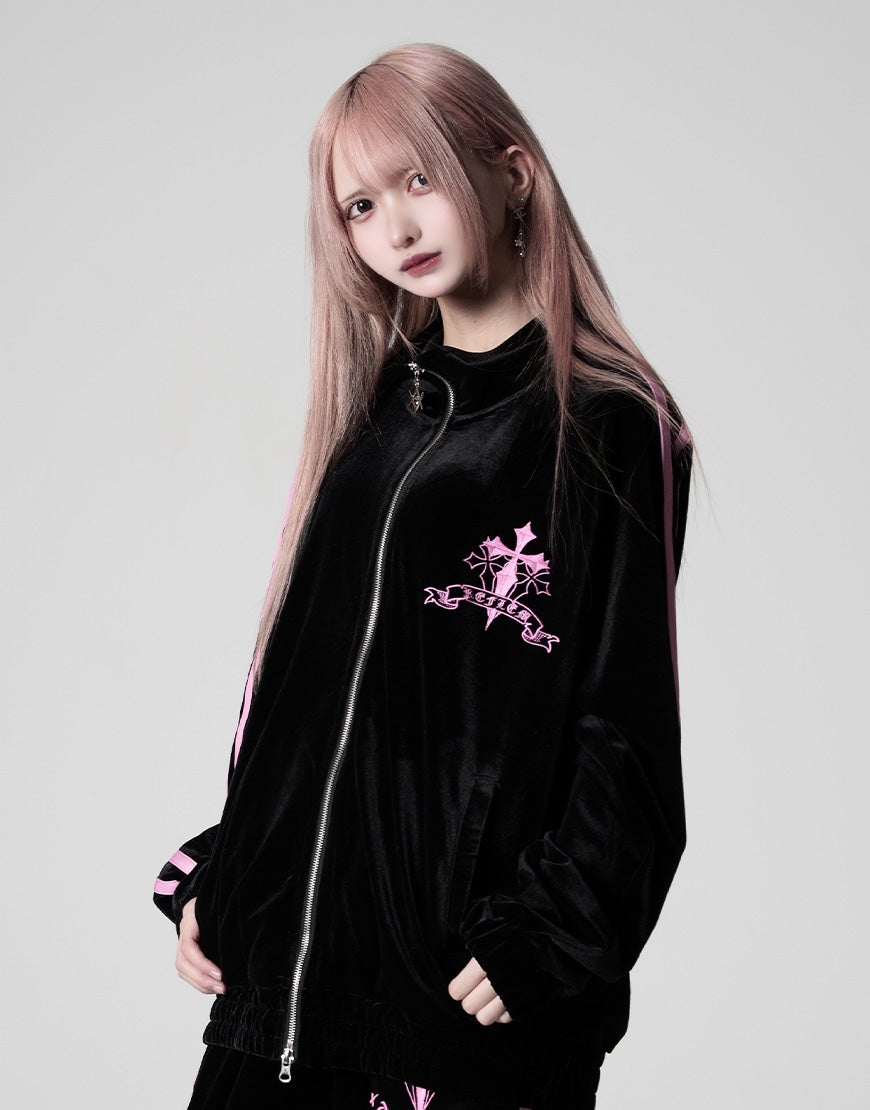 BABY DEVIL ファーパーカー Black DimMoire【ディムモアール】BABY DEVIL ファーパーカー/Black