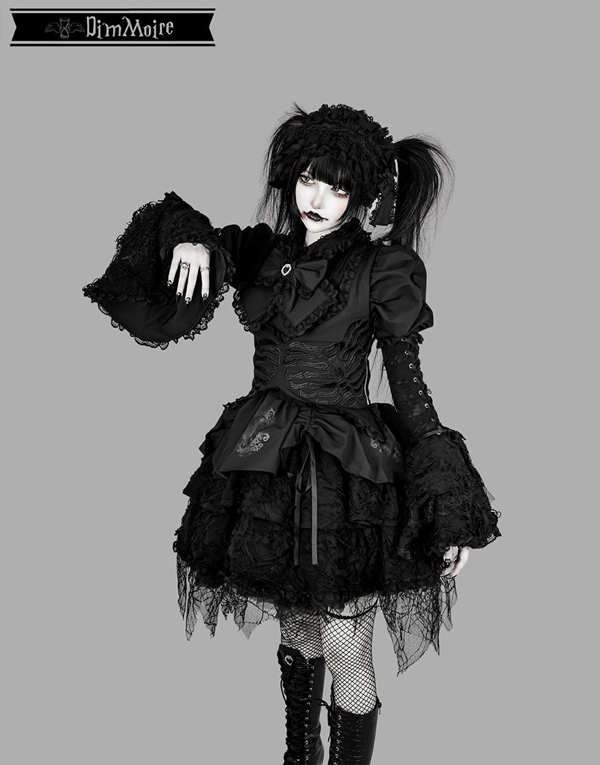 DimMoire【ディムモアール】unDead Maidenヘッドドレス/Black
