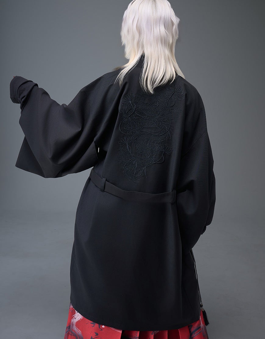 AdaNous【アダナス】飛龍在天 刺繍カーディガン/全2色
