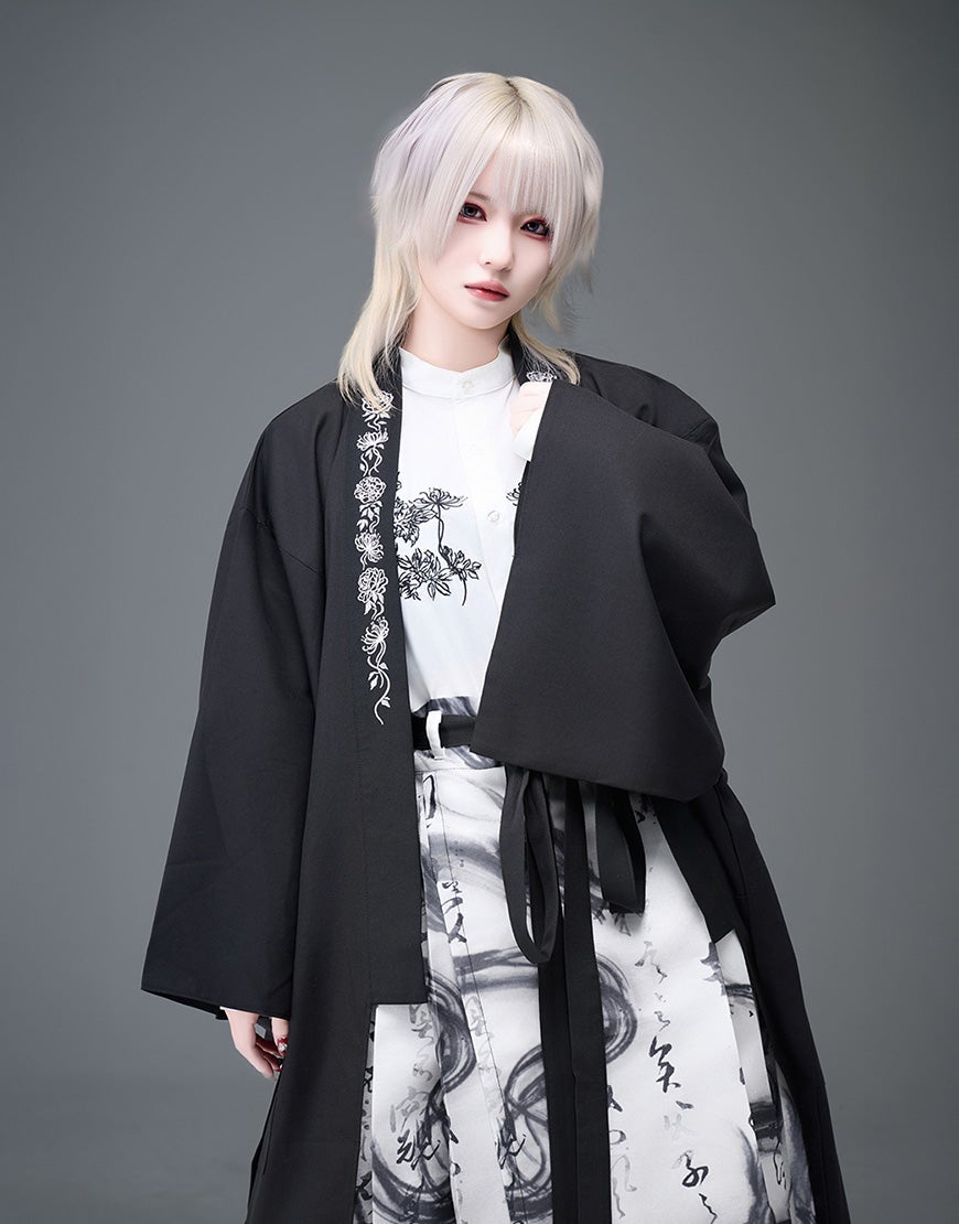 AdaNous【アダナス】飛龍在天 刺繍カーディガン/全2色