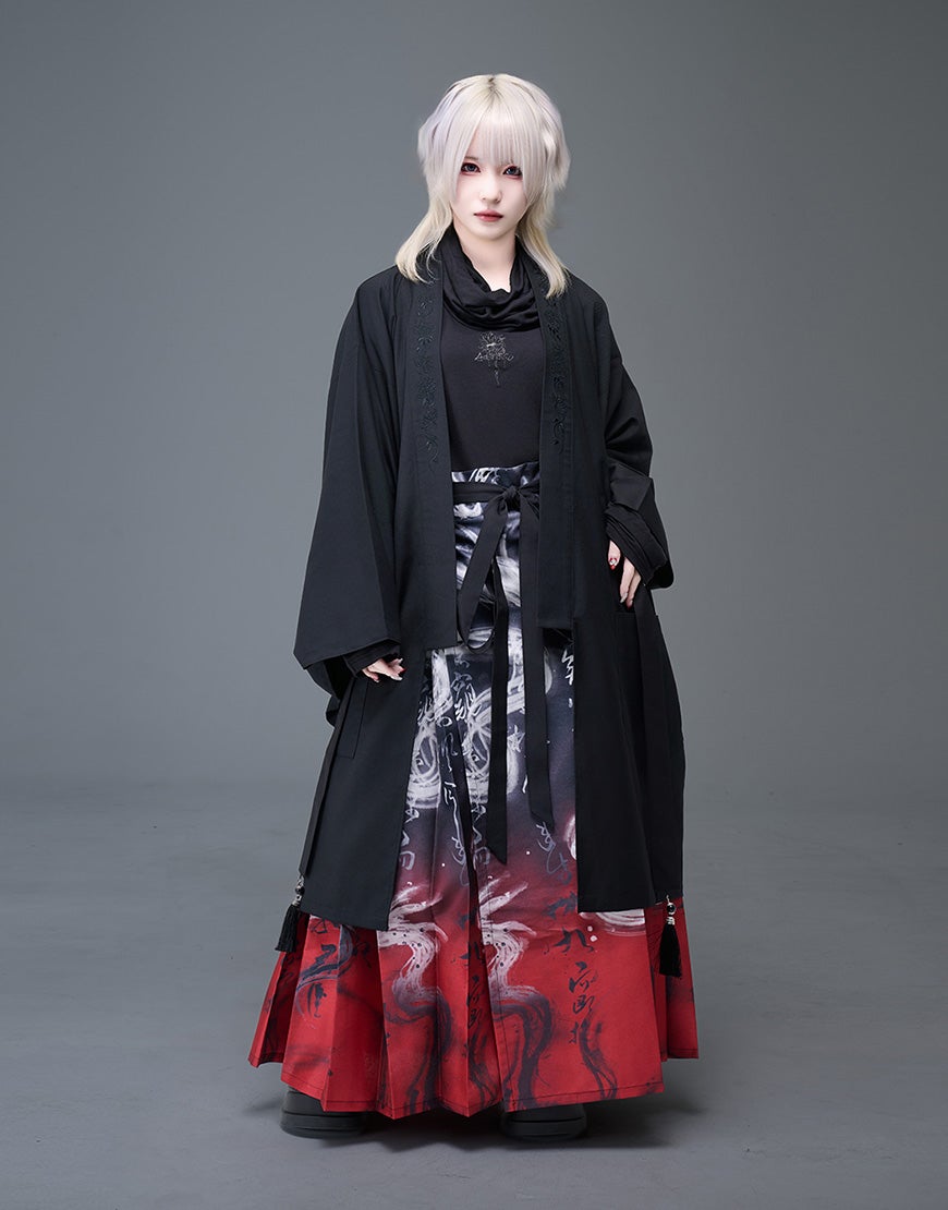 AdaNous【アダナス】飛龍在天 巻きスカート/全2色