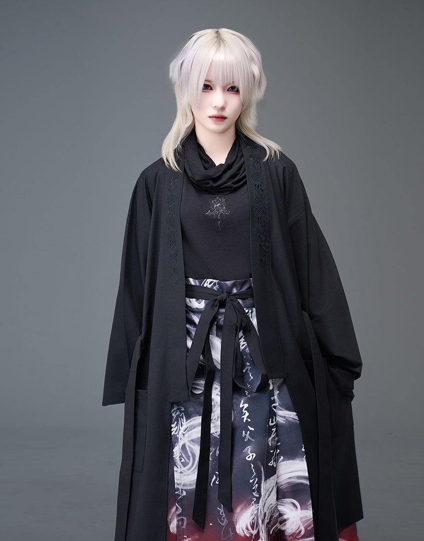 AdaNous【アダナス】飛龍在天 巻きスカート/全2色