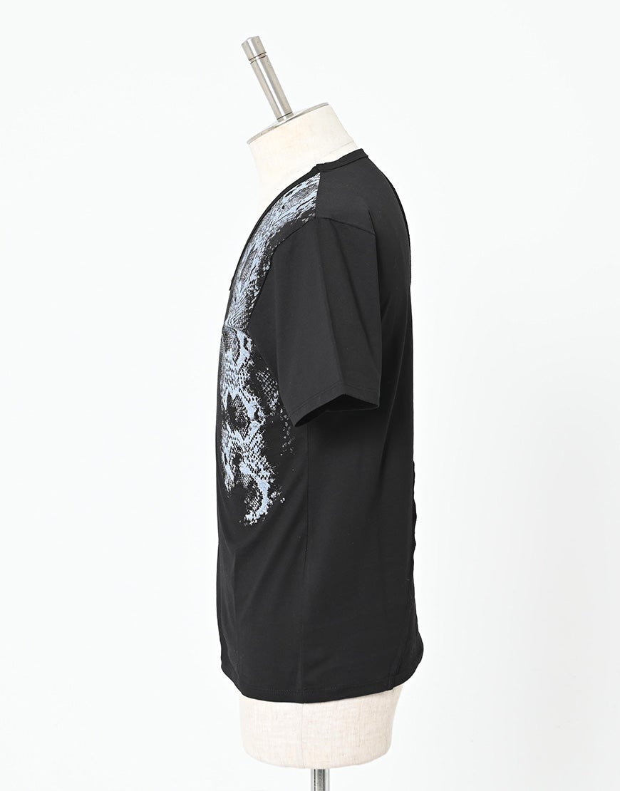 FUGA【フーガ】パイソンVネック半袖Tシャツ/全2色