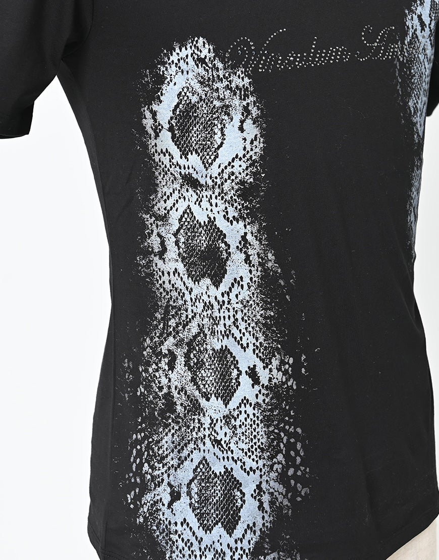 FUGA【フーガ】パイソンVネック半袖Tシャツ/全2色