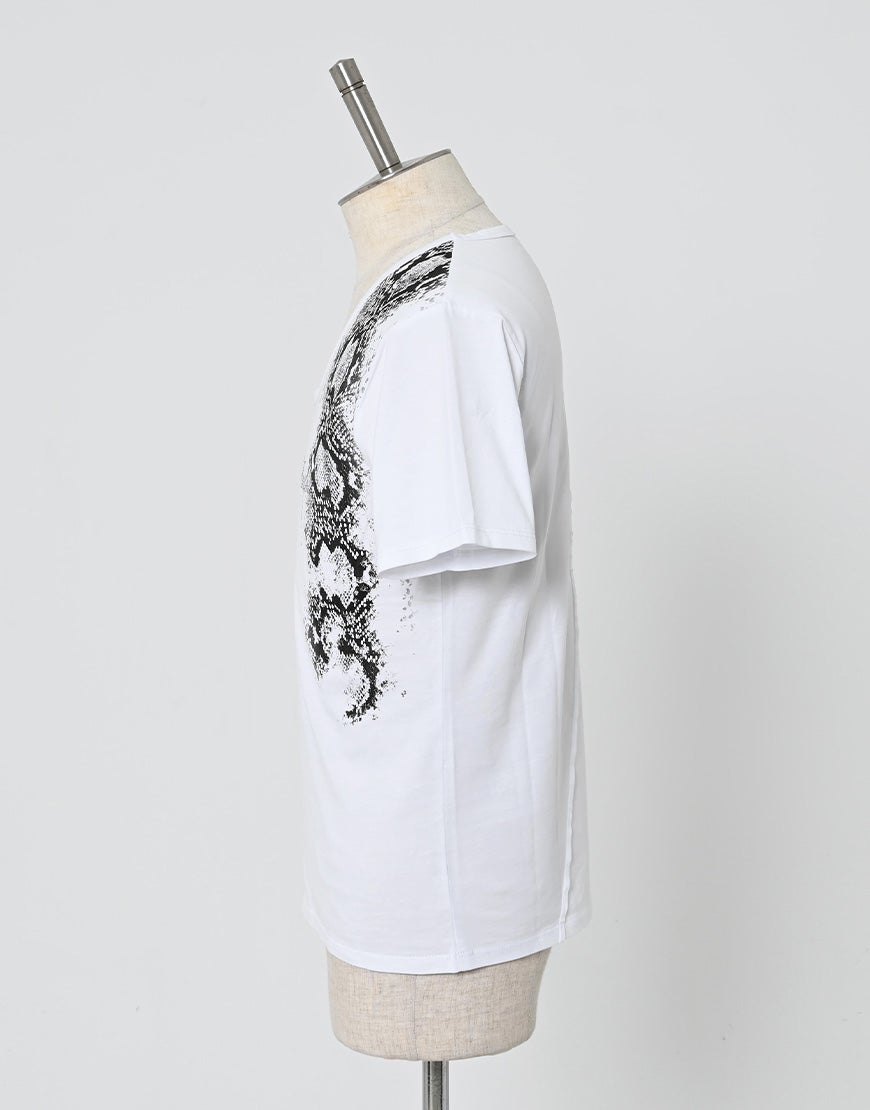 FUGA【フーガ】パイソンVネック半袖Tシャツ/全2色