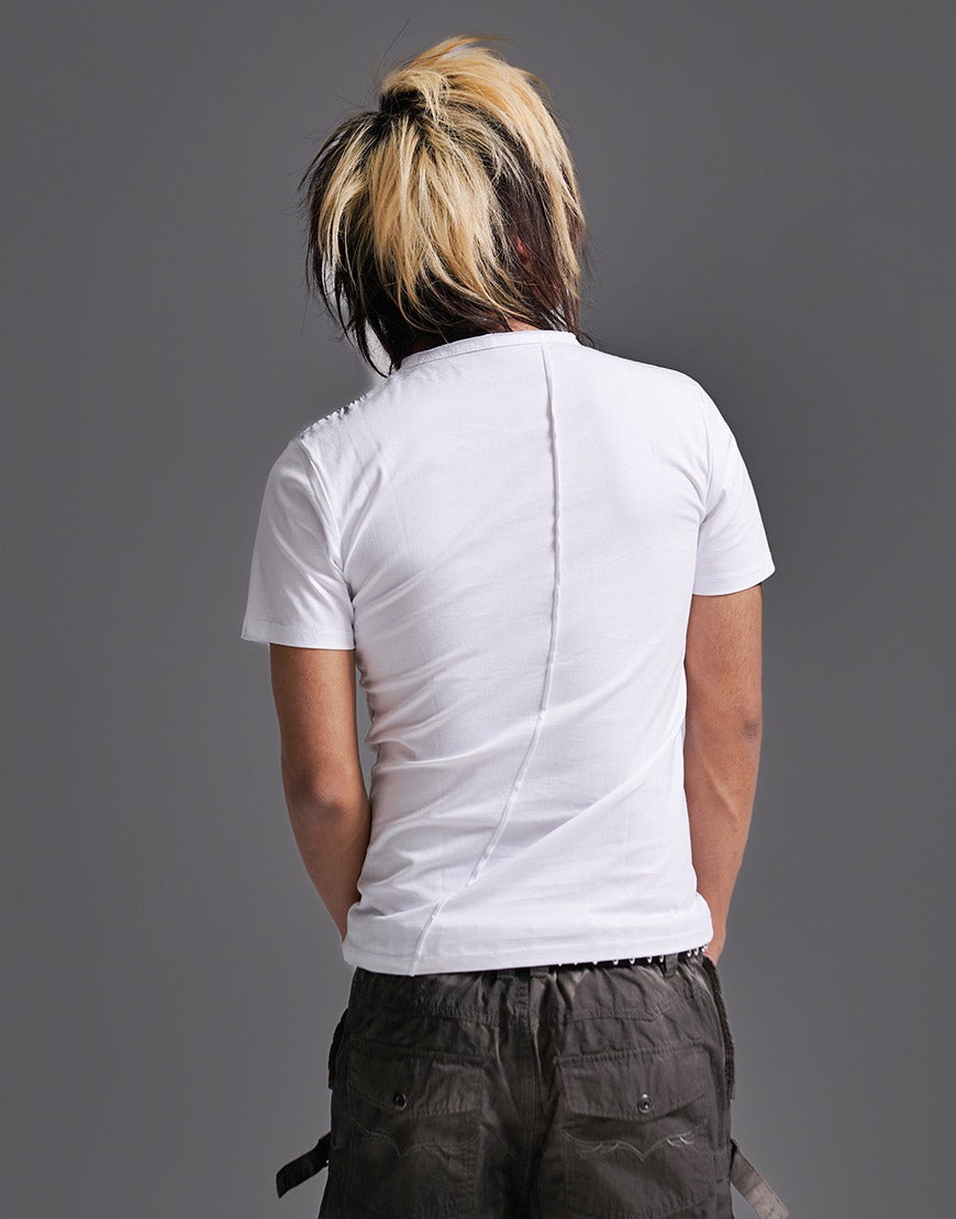 FUGA【フーガ】グラフィックヘンリーネック半袖Tシャツ/全2色