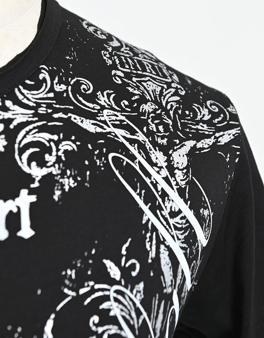FUGA【フーガ】グラフィックヘンリーネック半袖Tシャツ/全2色