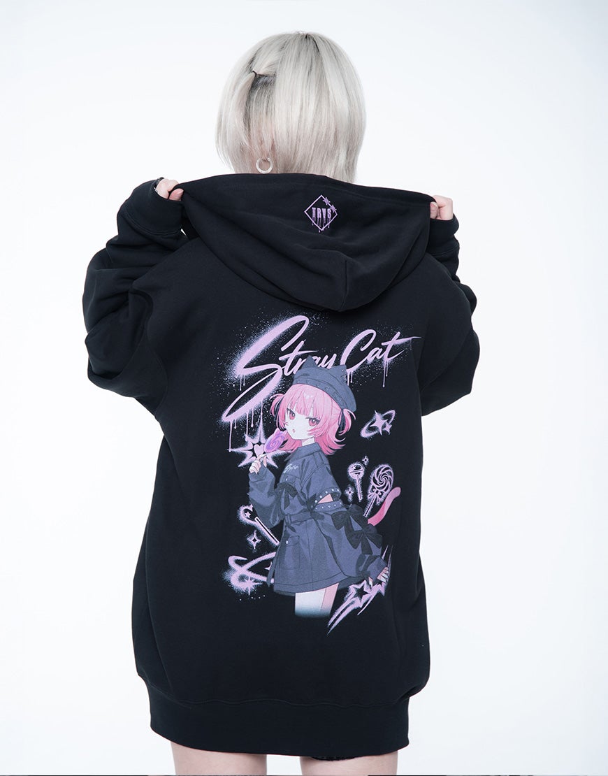 DimMoire ディムモアール Evil Catフード 帽子 ACRO TOKYO][Pre-order][DimMoire] Evil Cat Hoodie