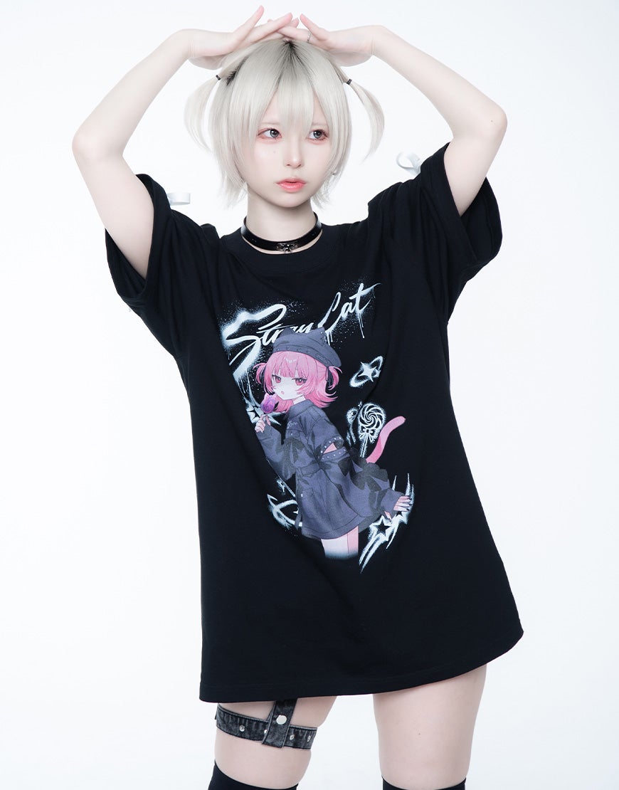 とらさん TRAVAS TOKYO【トラバストーキョー】しゅがおコラボTEE/全2色