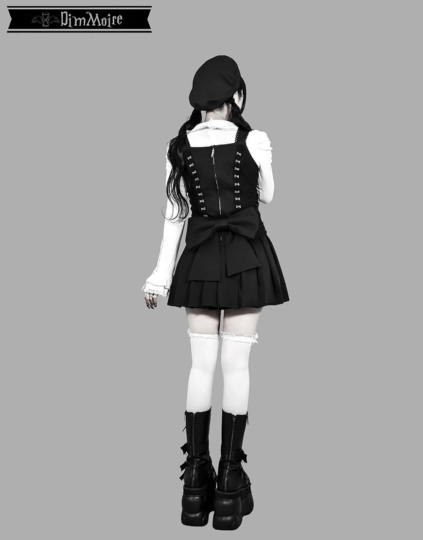 DimMoire【ディムモアール】お嬢様のおでかけクラシカルスカート/Black