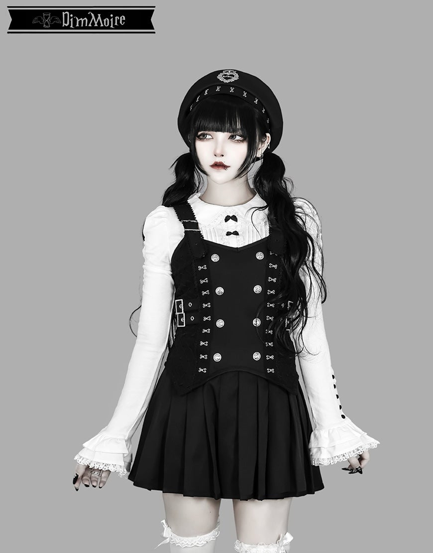 DimMoire【ディムモアール】お嬢様のおでかけクラシカルスカート/Black