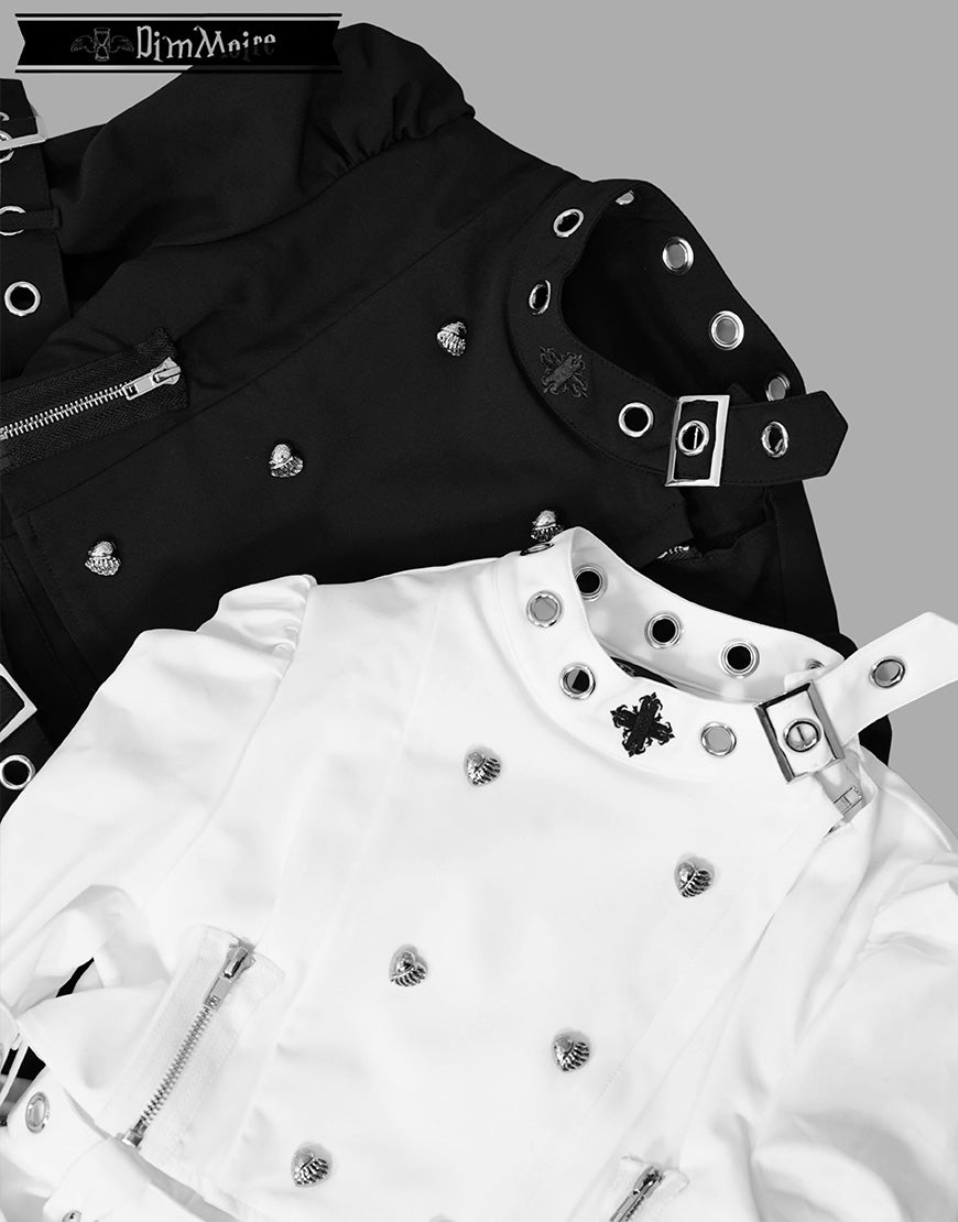 DimMoire ディムモアール ZIP シャツ ホワイト REFLEM DimMoire/ZIPシャツ/White - メルカリ
