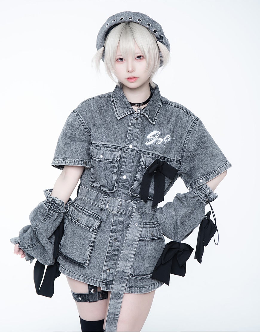 ⭐️新品・人気商品⭐️　TRAVAS TOKYO　トラバストーキョー　デニムJK TRAVAS TOKYO【トラバストーキョー】しゅがおコラボデニムJK/全1色