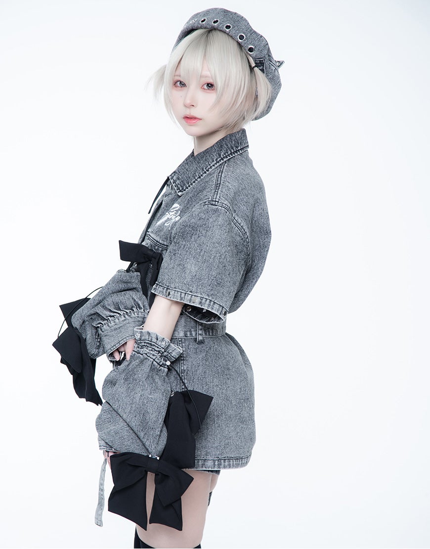 TRAVAS TOKYO【トラバストーキョー】しゅがおコラボデニムJK/全1色
