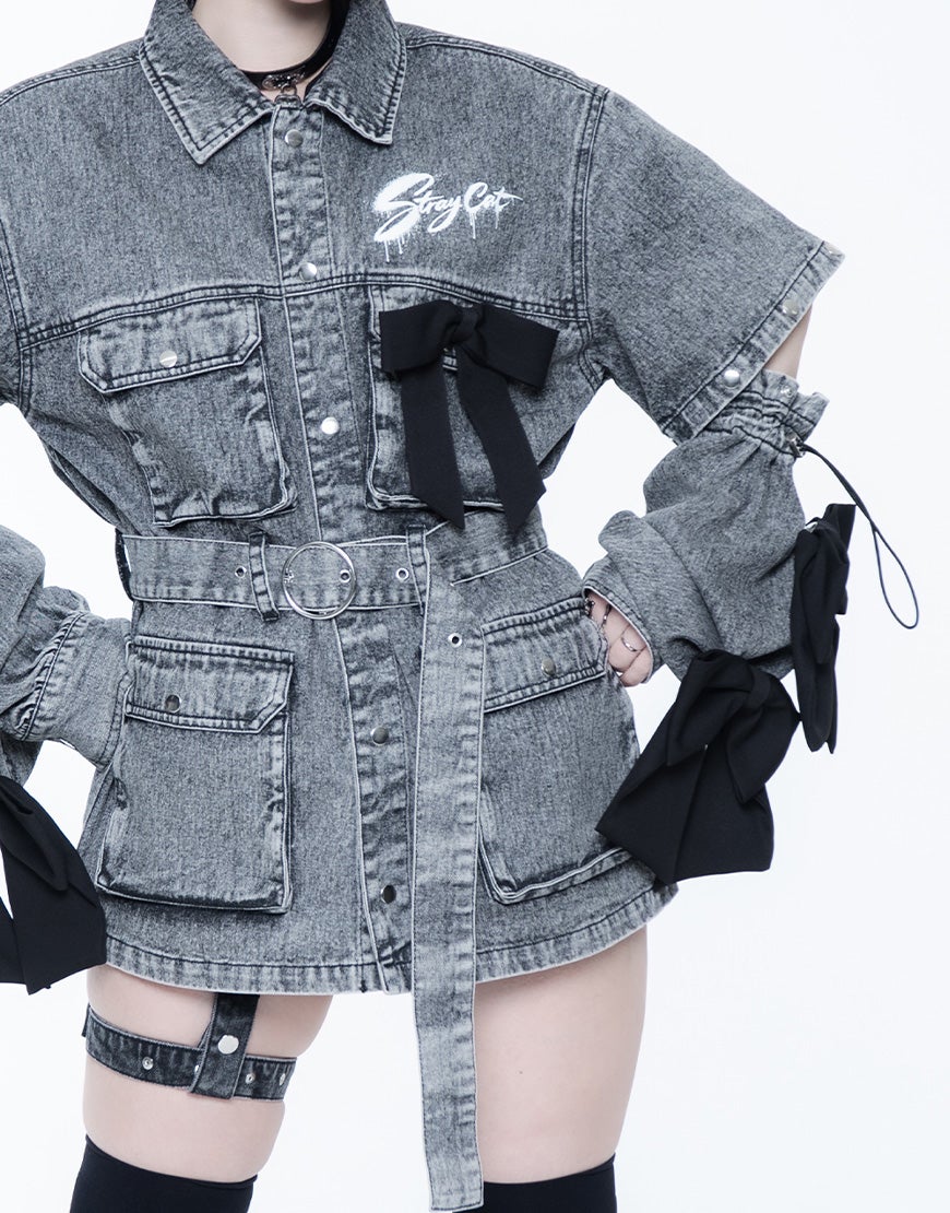 TRAVAS TOKYO【トラバストーキョー】しゅがおコラボデニムJK/全1色