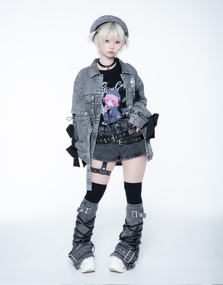TRAVAS TOKYO【トラバストーキョー】しゅがおコラボデニムJK/全1色