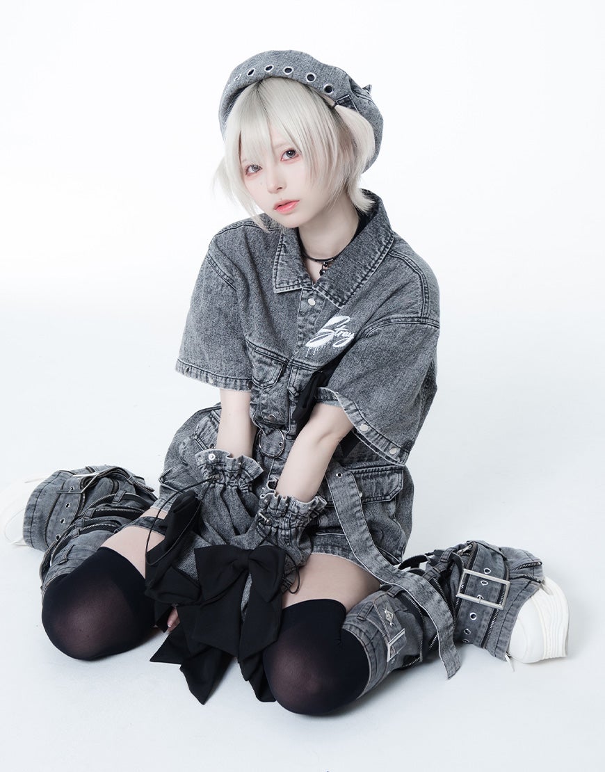 TRAVAS TOKYO【トラバストーキョー】しゅがおコラボデニムJK/全1色