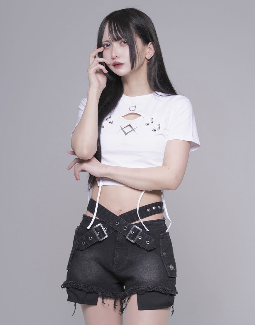 REFLEM[レフレム] オーバルロゴTシャツ/ハーフスリーブカットソー REFLEM/レフレム』オーバルロゴTシャツ/ハーフスリーブカットソー（T