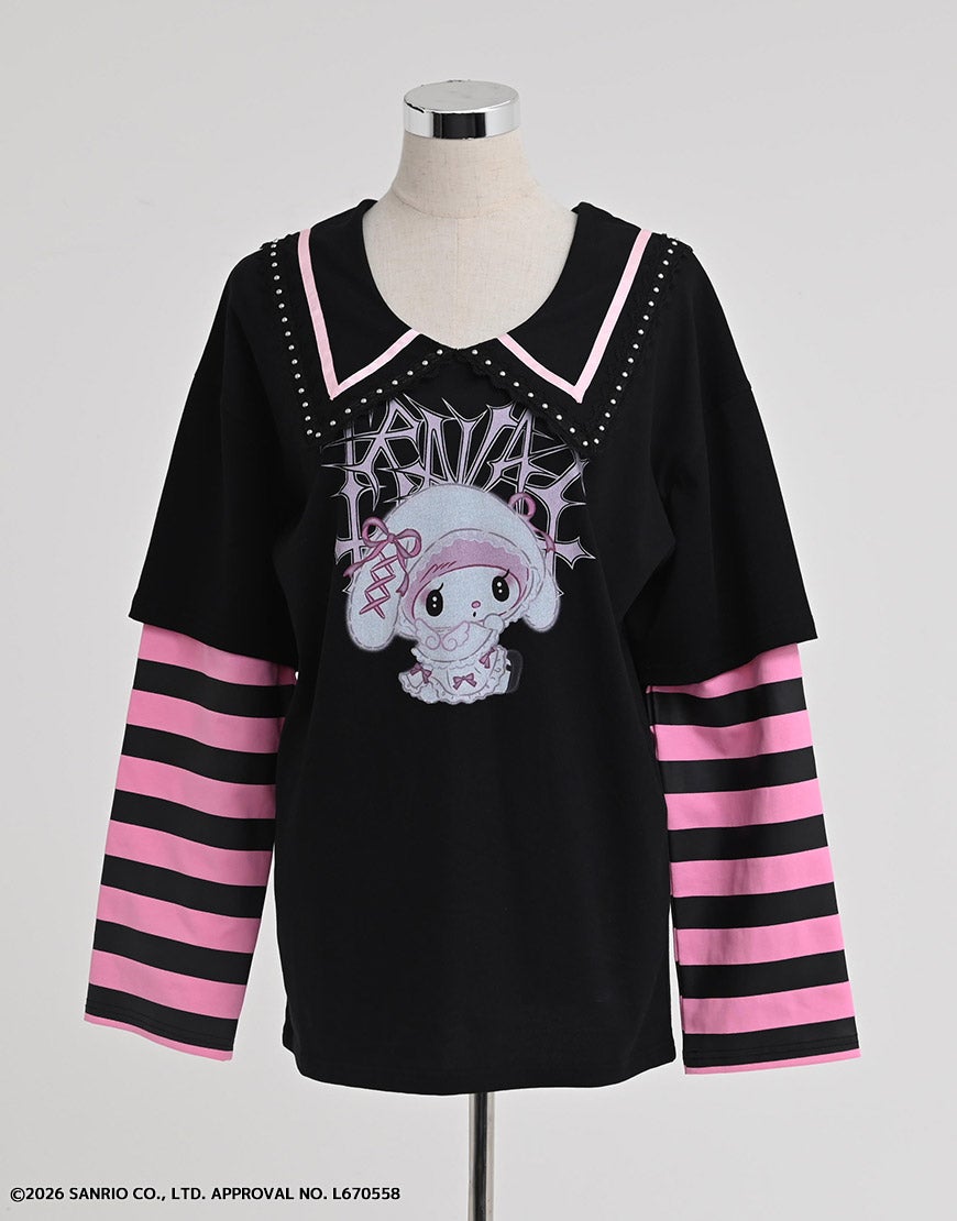 TRAVAS TOKYO【トラバストーキョー】マイメロディコラボレイヤードTEE