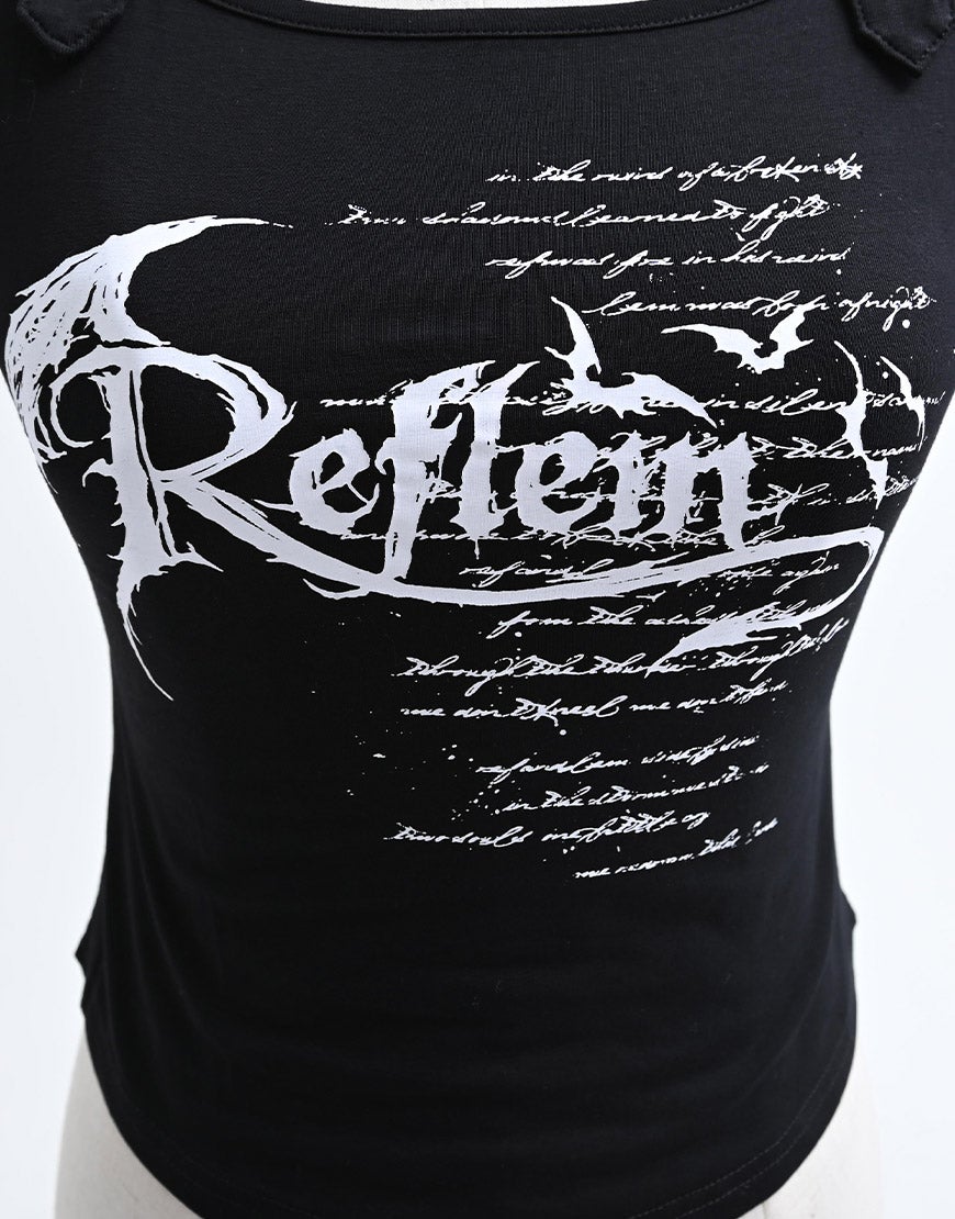 REFLEM【レフレム】オフショルクロップド半袖Tシャツ/全3色