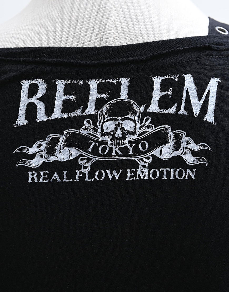 REFLEM【レフレム】パンクレイヤードアシメトップス/全2色
