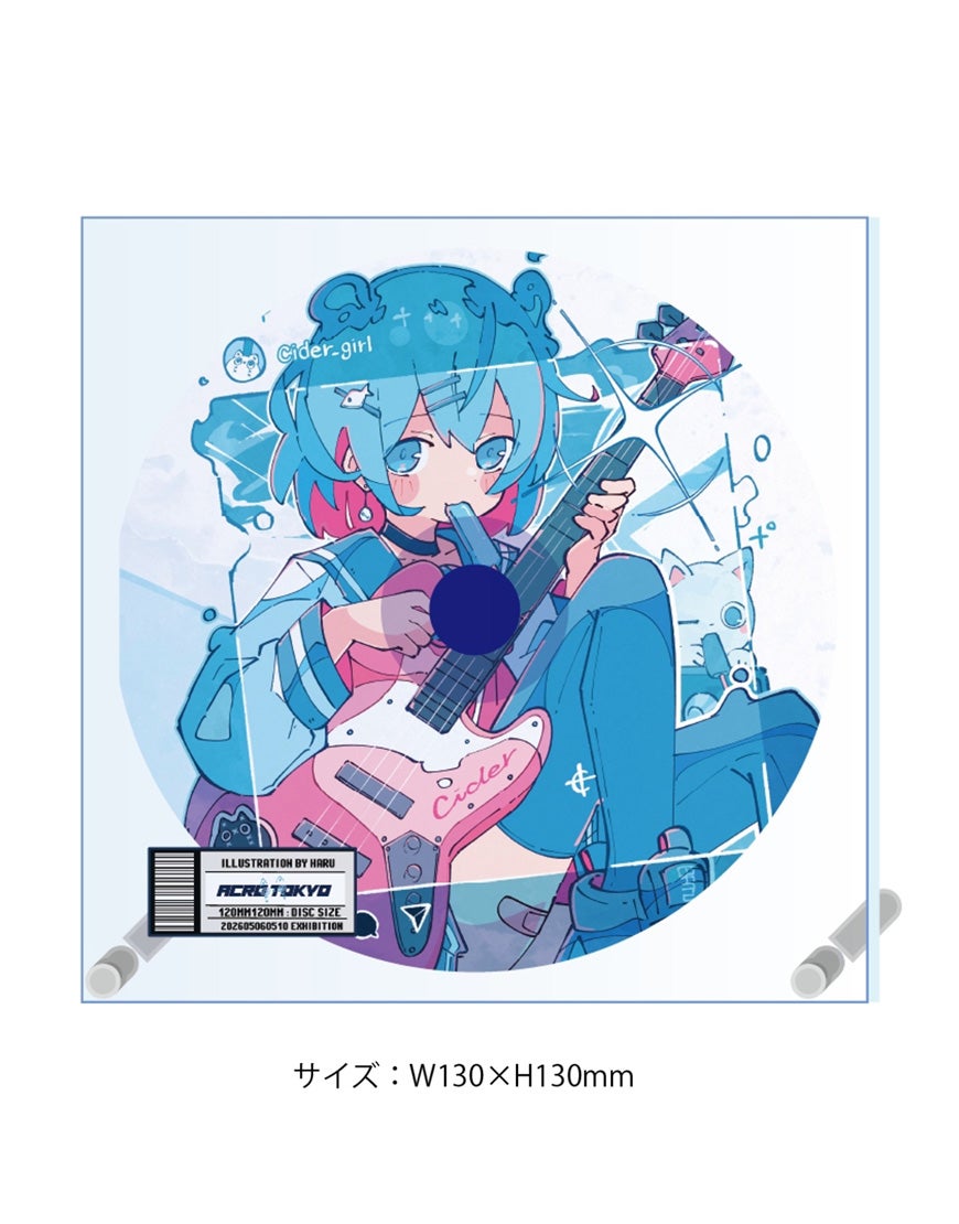 GALLERY BY ACRO TOKYO Haる ディスク風アクリルボード/全2種