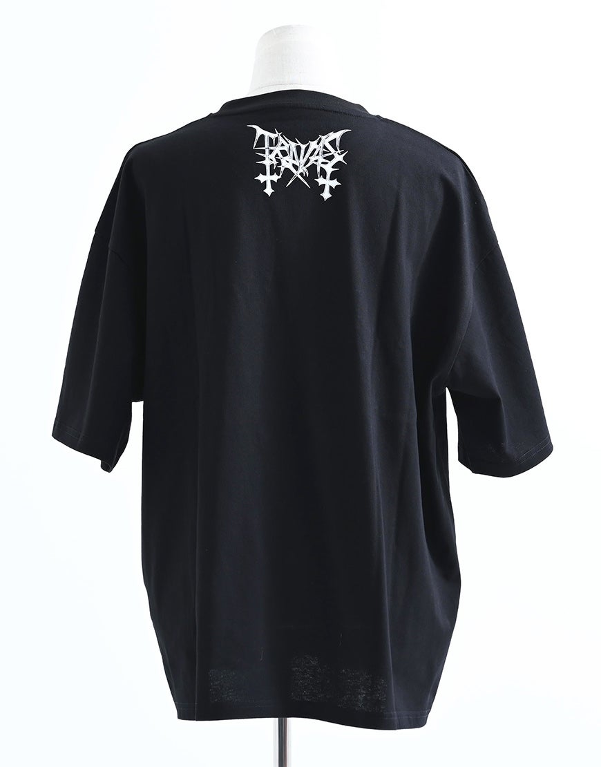 TRAVAS TOKYO【トラバストーキョー】ピアス付くまプリントTシャツ/全3色