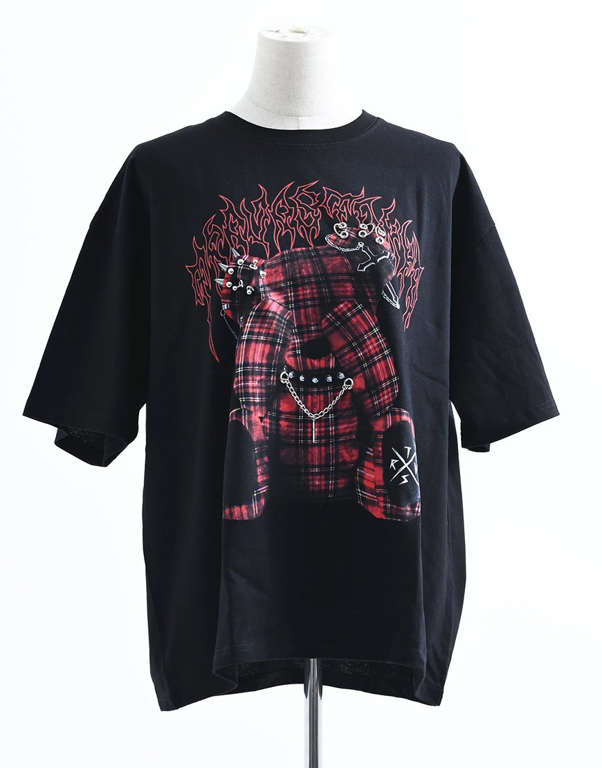 TRAVAS TOKYO【トラバストーキョー】ピアス付くまプリントTシャツ/全3色