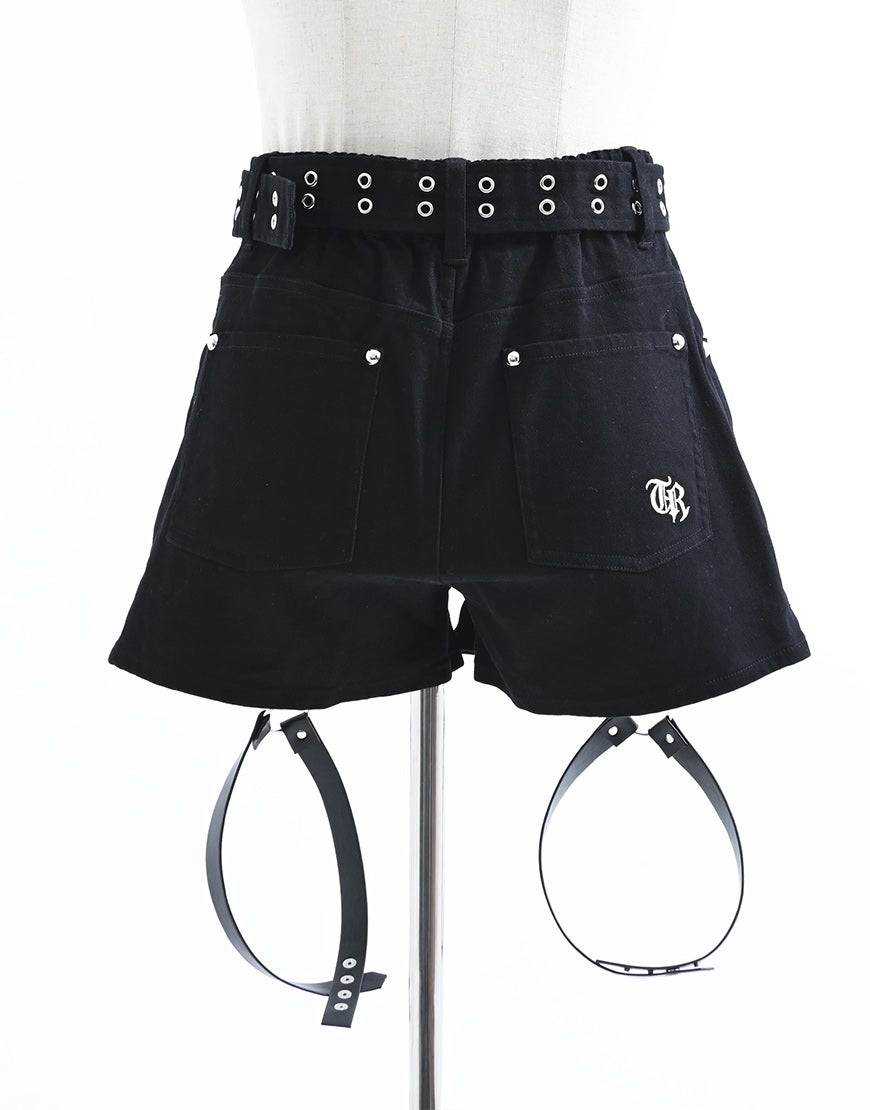 TRAVAS TOKYO【トラバストーキョー】ガーターベルト付きショートパンツ
