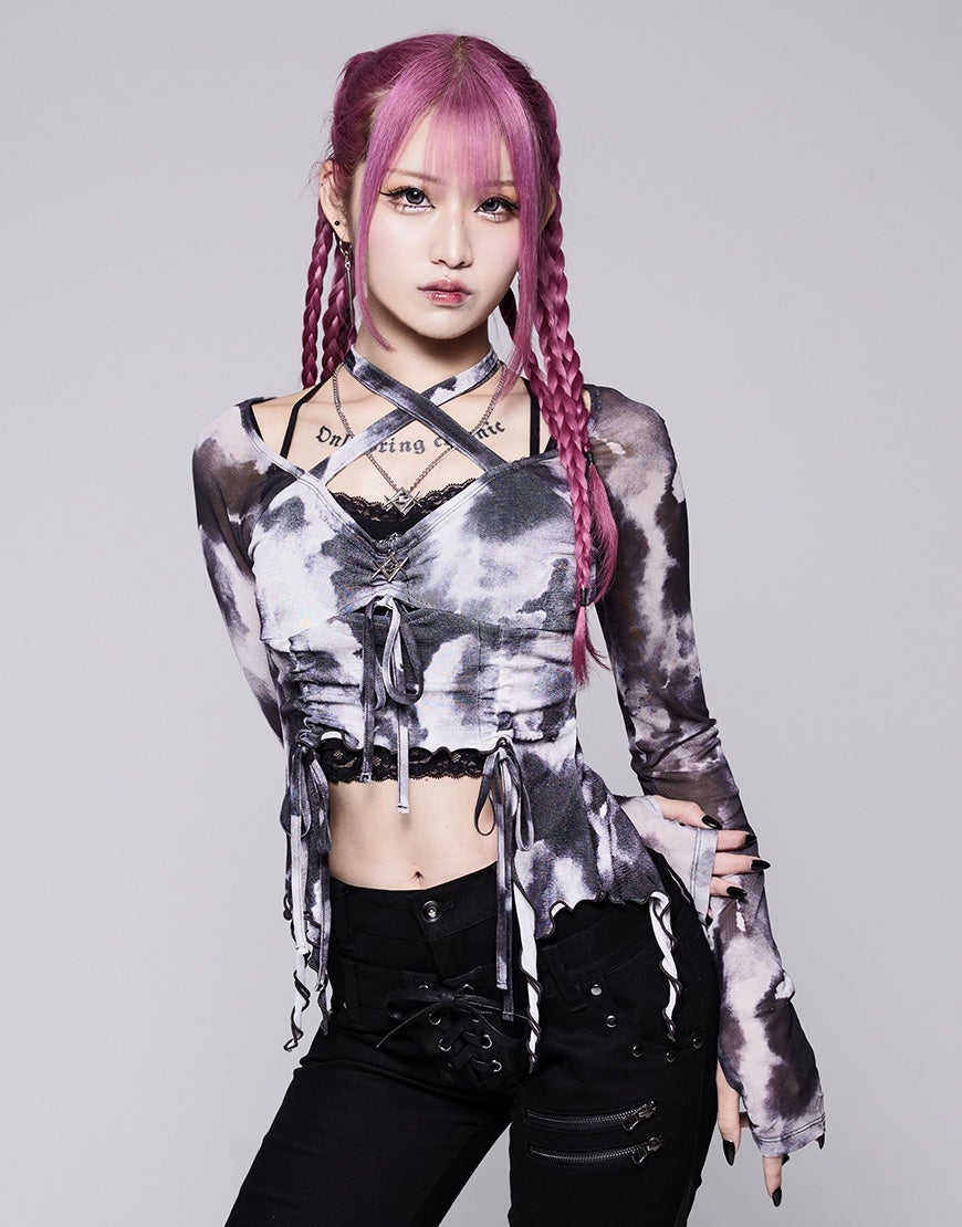 REFLEM【レフレム】シャーリングシアートップス/全2色