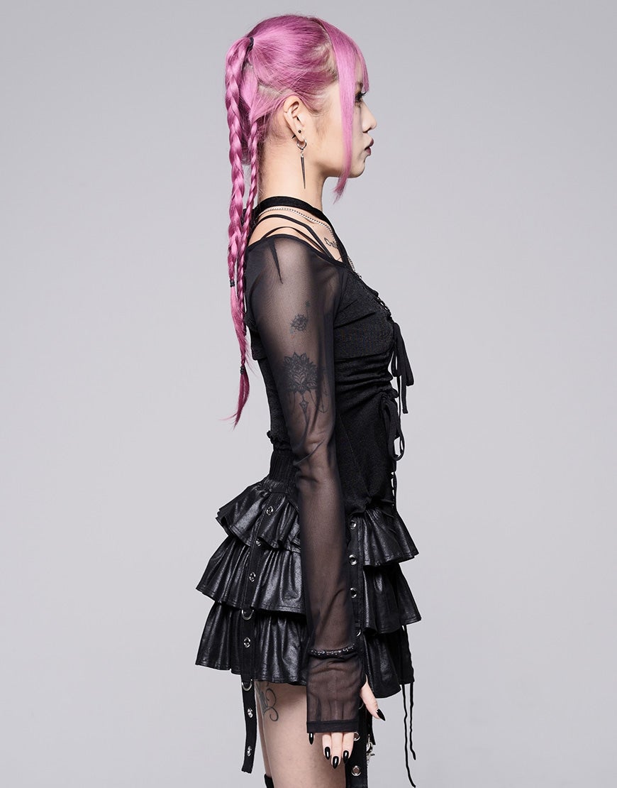 REFLEM【レフレム】シャーリングシアートップス/全2色