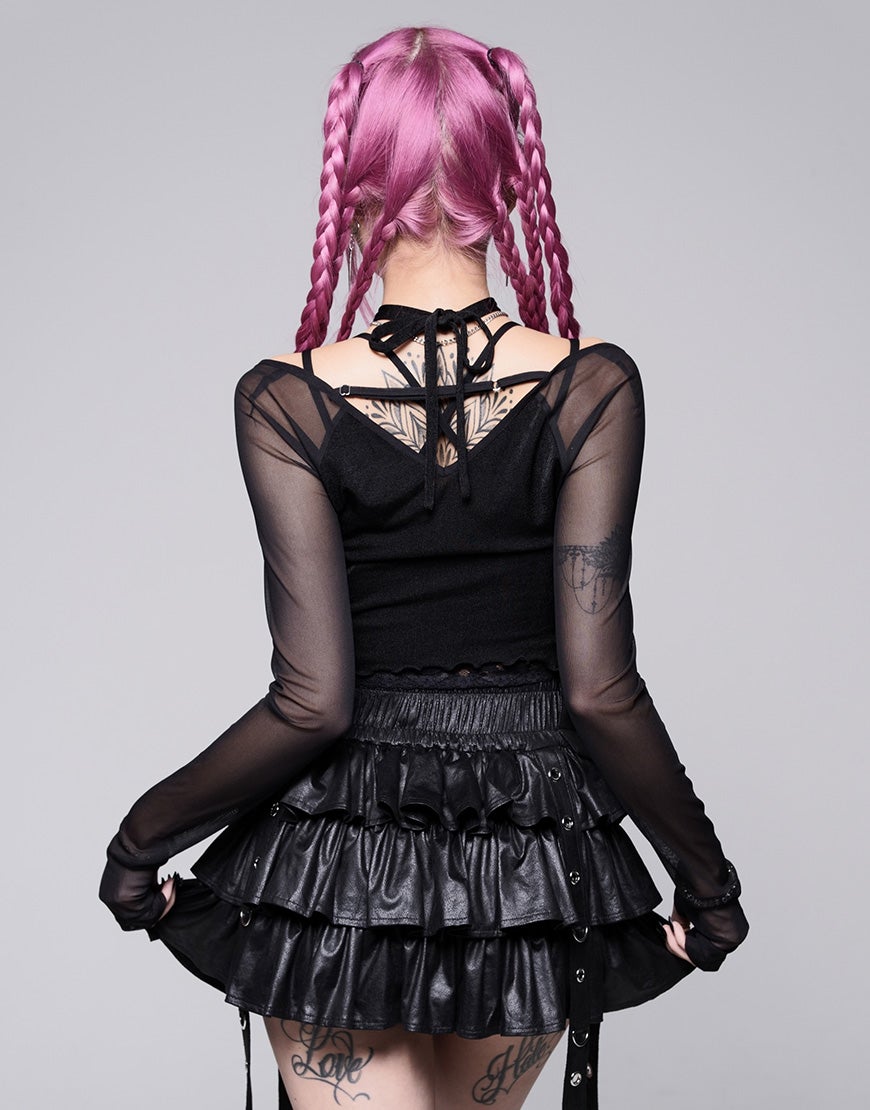 REFLEM【レフレム】シャーリングシアートップス/全2色