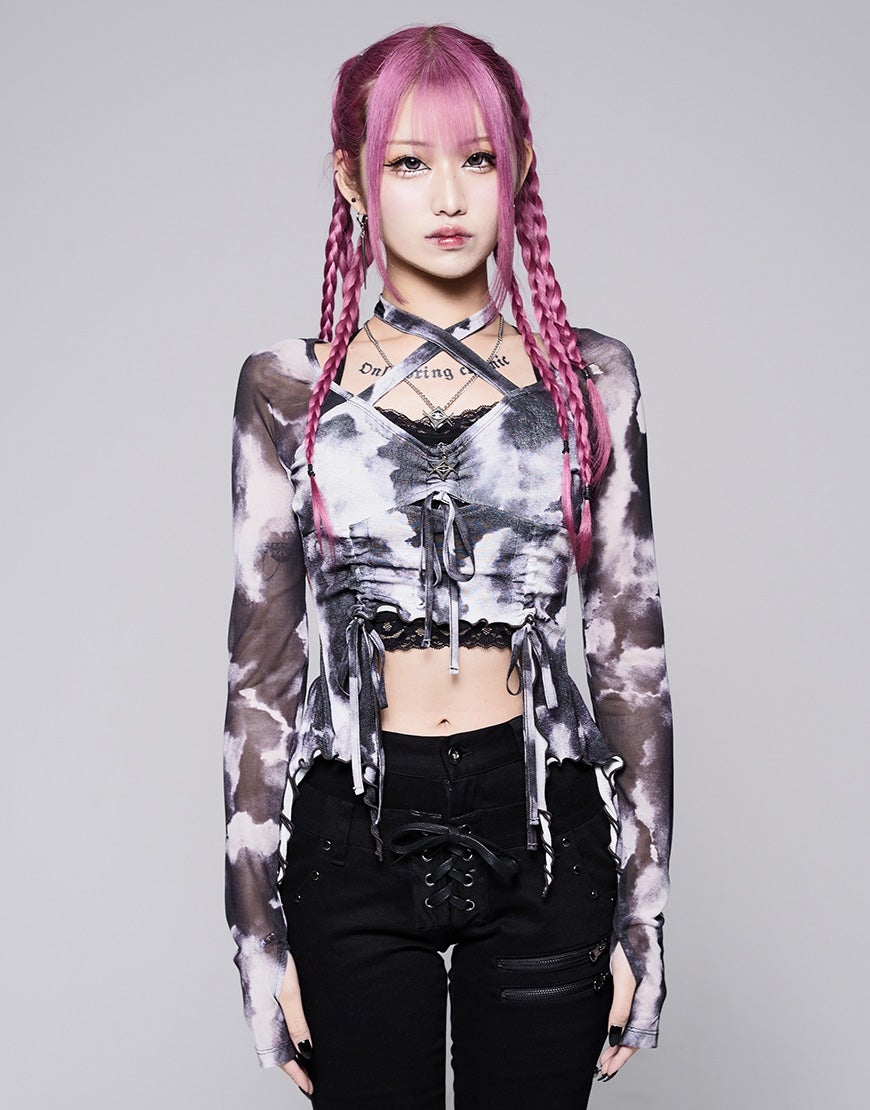 REFLEM【レフレム】シャーリングシアートップス/全2色