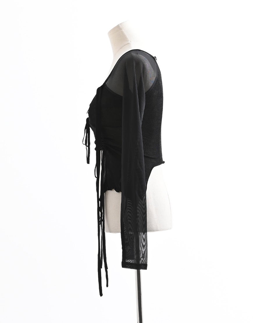 REFLEM【レフレム】シャーリングシアートップス/全2色