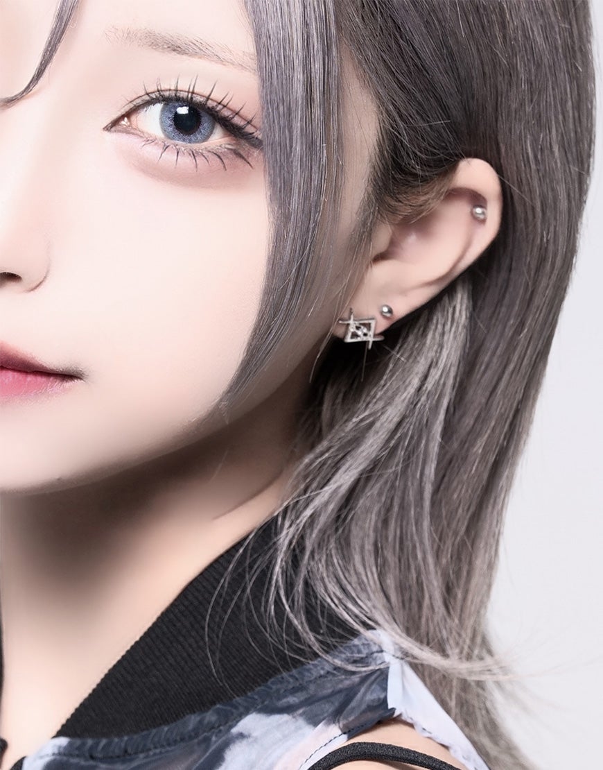 REFLEM【レフレム】Thorn eyeロゴスタッズピアス/全1色 ゆうパケット対応