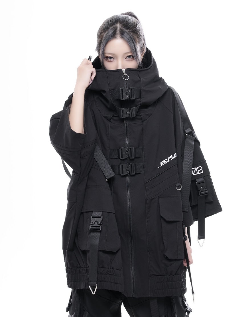REFLEM INDUSTRY【レフレムインダストリー】HALF-SLEEVE STORM SHELL