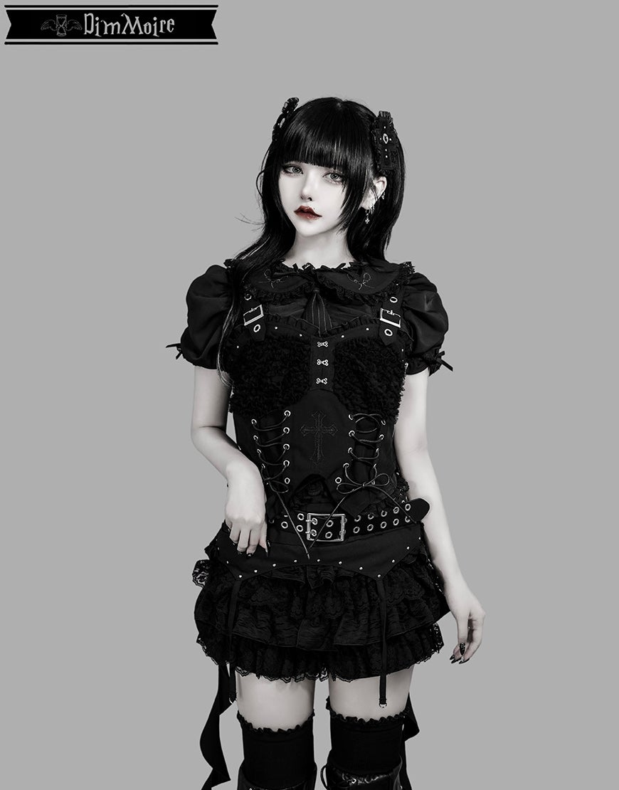 DimMoire【ディムモアール】十字の誓いビスチェ/Black