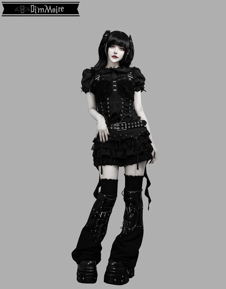DimMoire【ディムモアール】十字の誓いビスチェ/Black